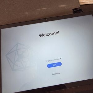 Black Tablet Samsung A8 10.5 Screen Used In Good Working Condition